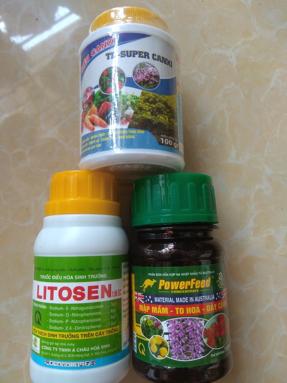 Bộ sản phẩm dưỡng cây chăm sóc hoa lan - 100ml/chai
