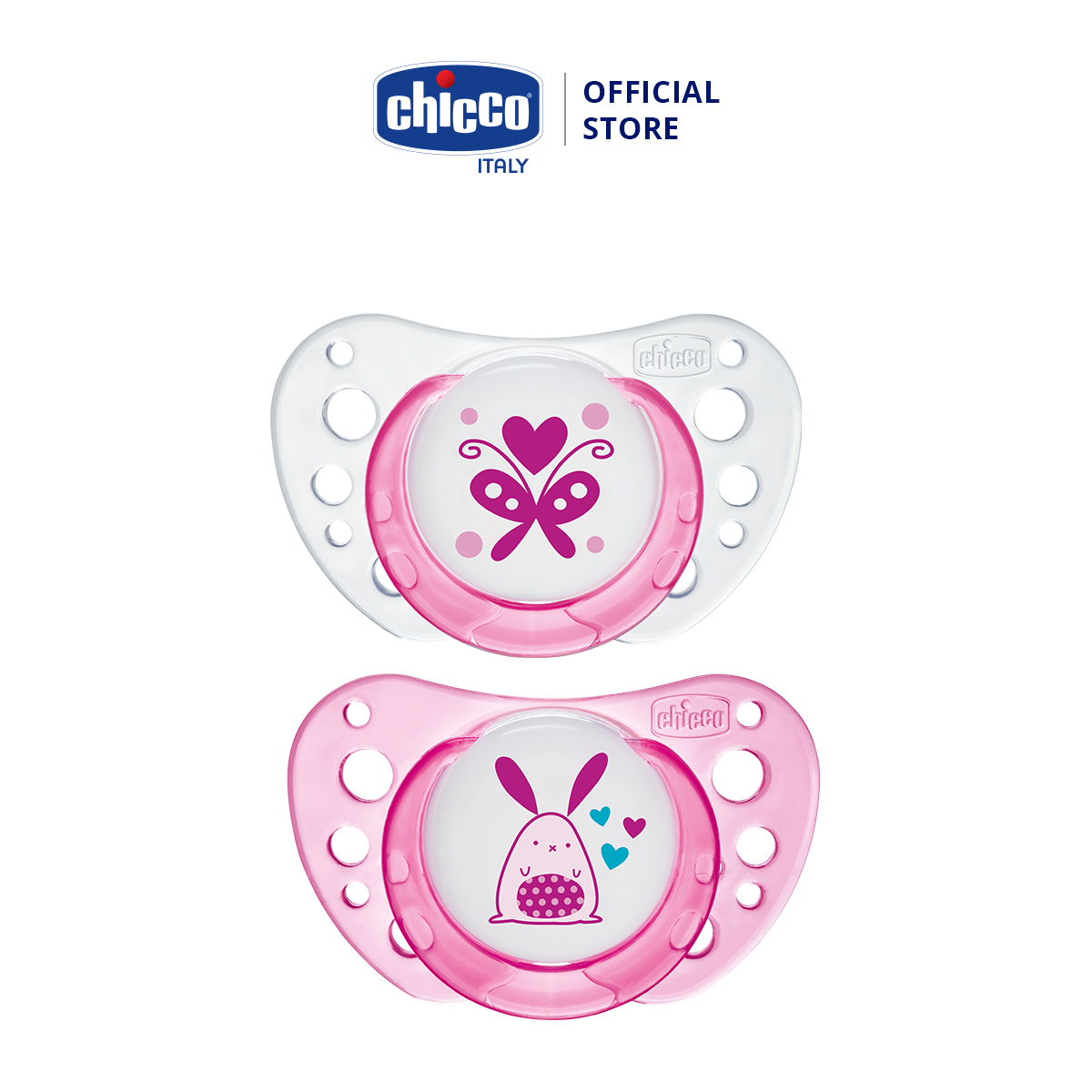 Bộ 2 ty ngậm Physio Air 0 – 6M+ Chicco