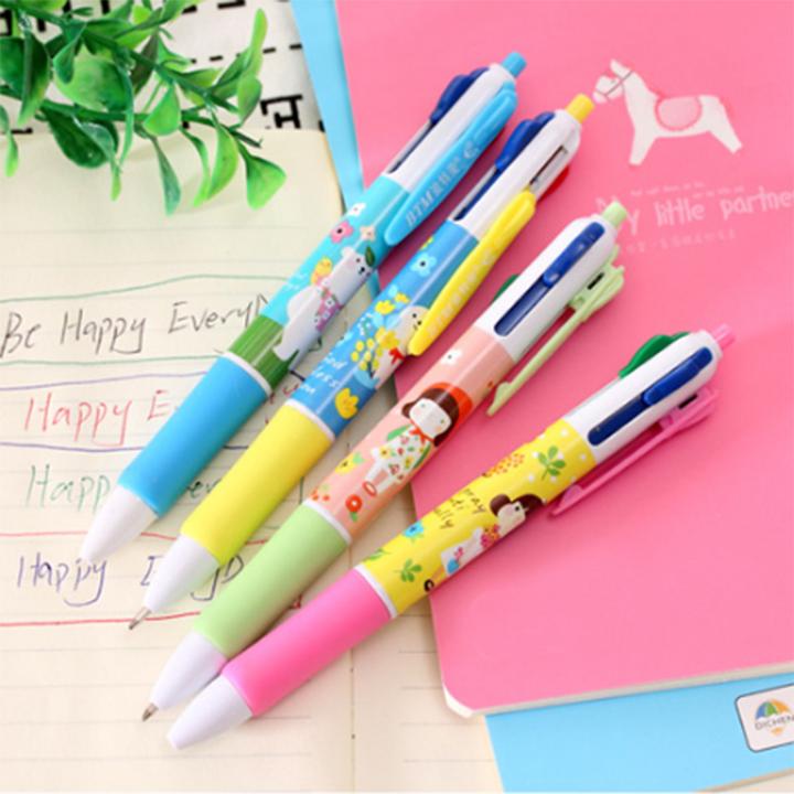Combo 3 Bút bi 4 màu hình BTM dễ thương