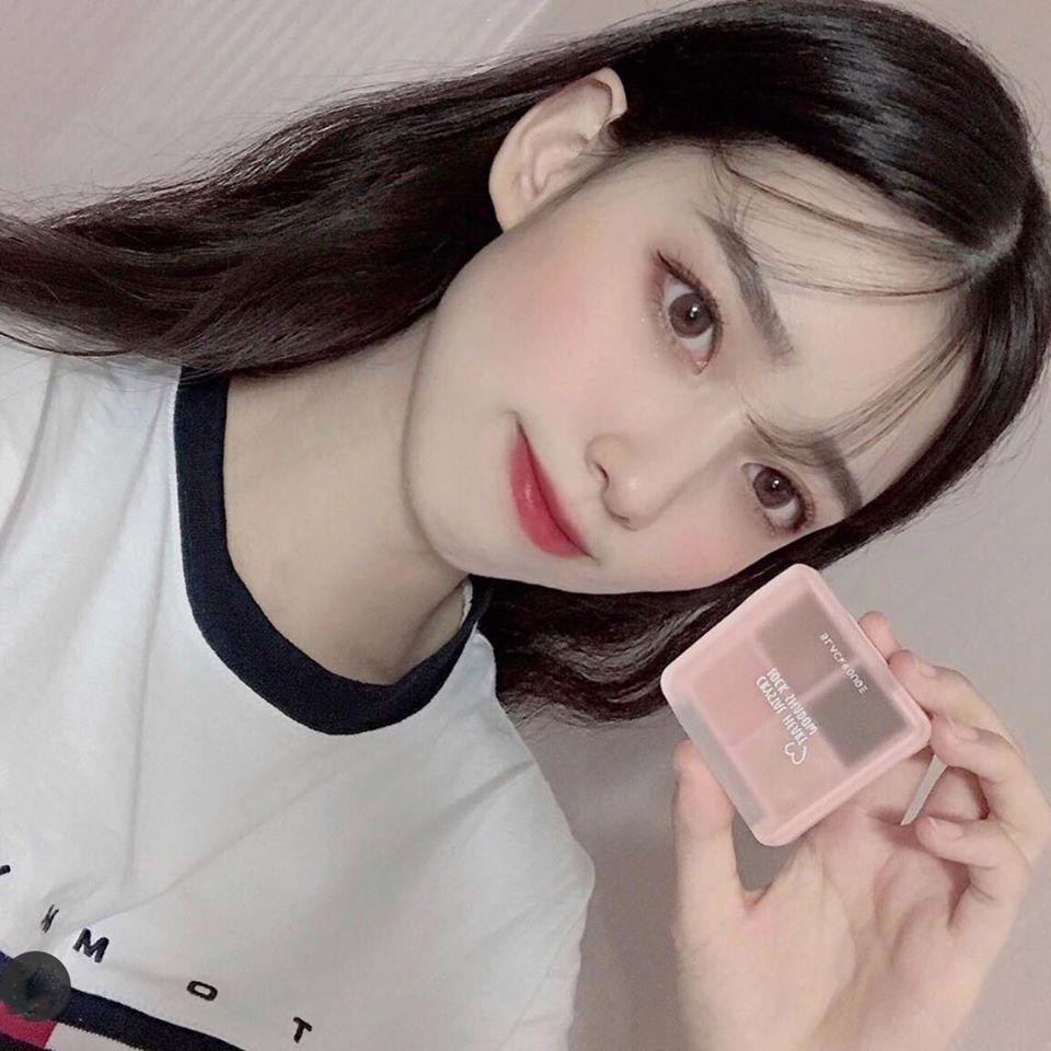 [HCM]Phấn mắt 4 ô Black Rouge Crytal Heart Lock Shadow (ib chọn màu)