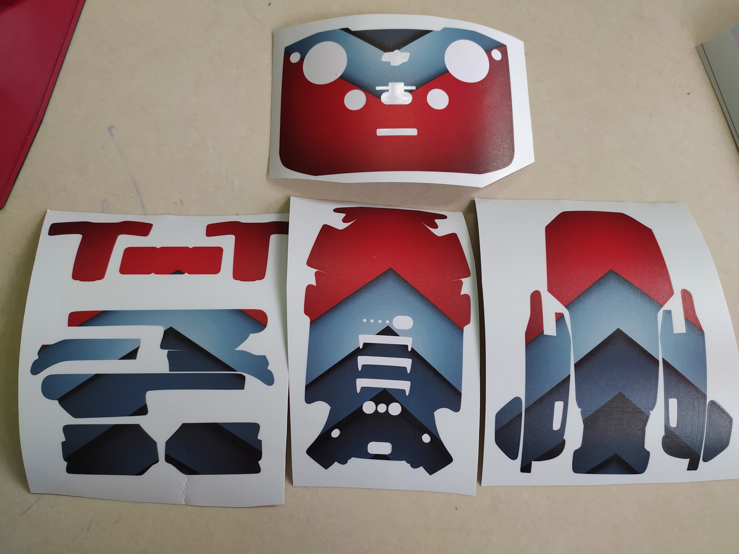 Skin Flycam Dji Mavic Mini 2 - Full Body - Xám Đỏ