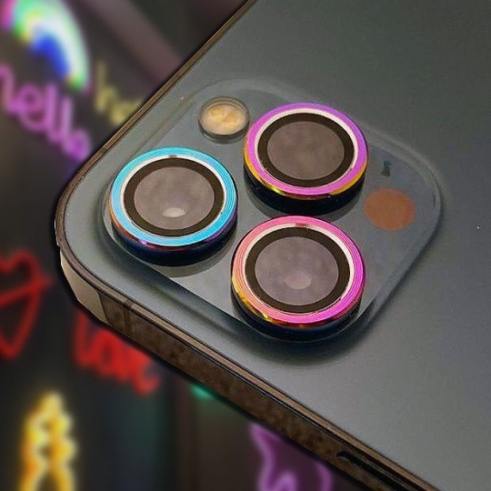 Ốp Camera Titan Iphone 11 Pro Max, 12 Pro Dán từng mắt camera chống trầy Bảo vệ tuyệt đối