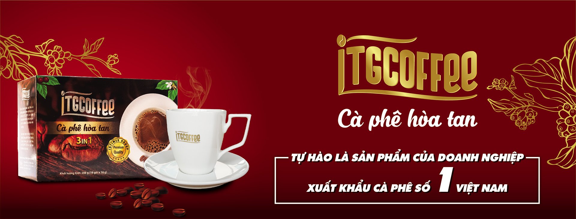 [HCM]Cà phê hòa tan ITGCOFFEE 2 in1 - ITG COFFEE
