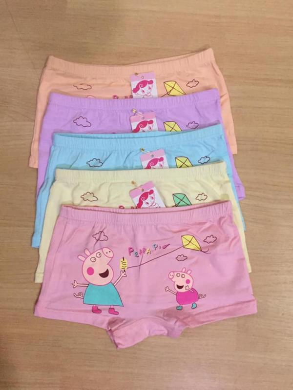 Nơi bán Quần đùi bé gai cotton 100%.in đám mâyb(combo 5 quần)JINLE