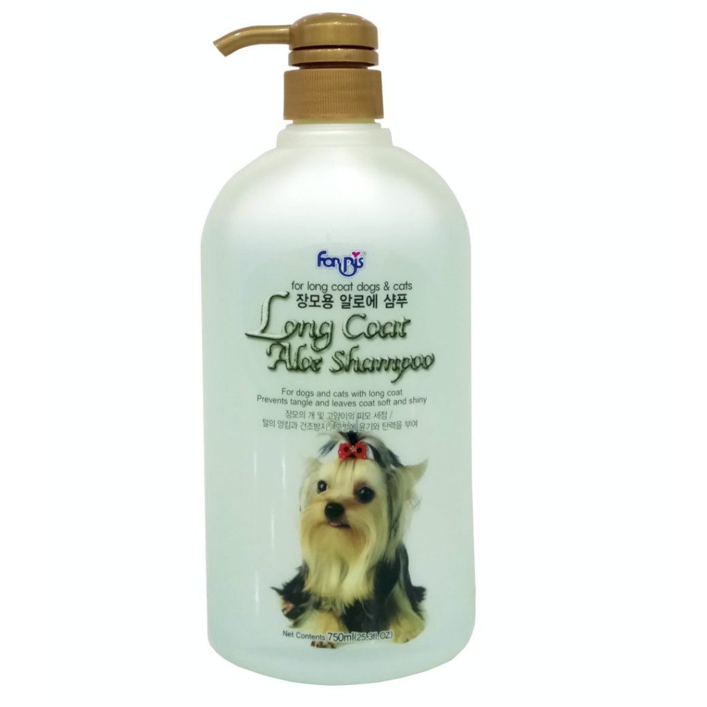 FORCANS LONG COAT SỮA TẮM DƯỠNG LÔNG NHA ĐAM CHUYÊN DÙNG CHO CHÓ LÔNG DÀI 750ML