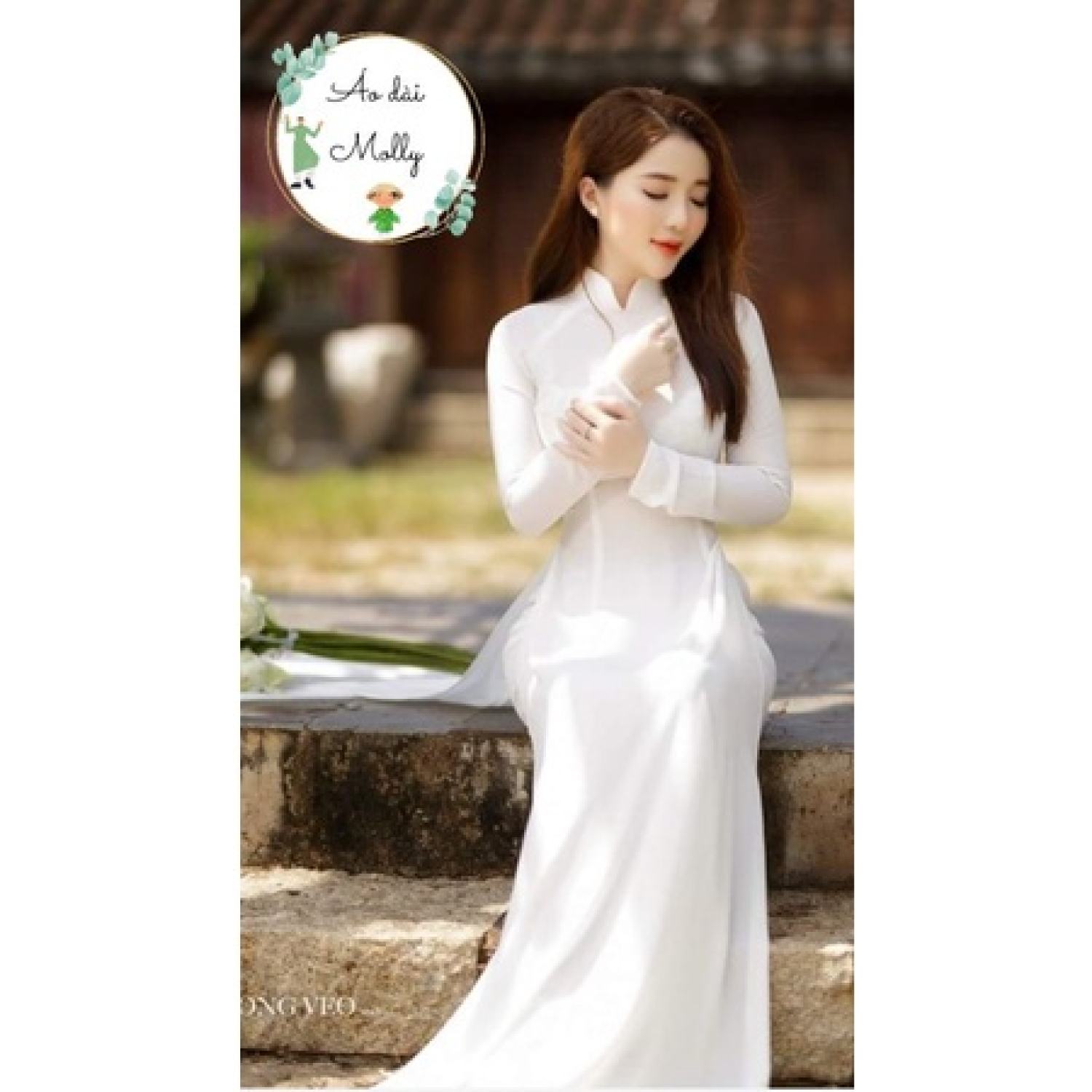 áo dài trắng học sinh có bigsize