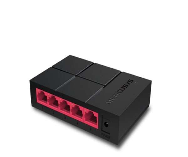 Bộ Chia Mạng Mercusys MS105G - Hàng Chính Hãng