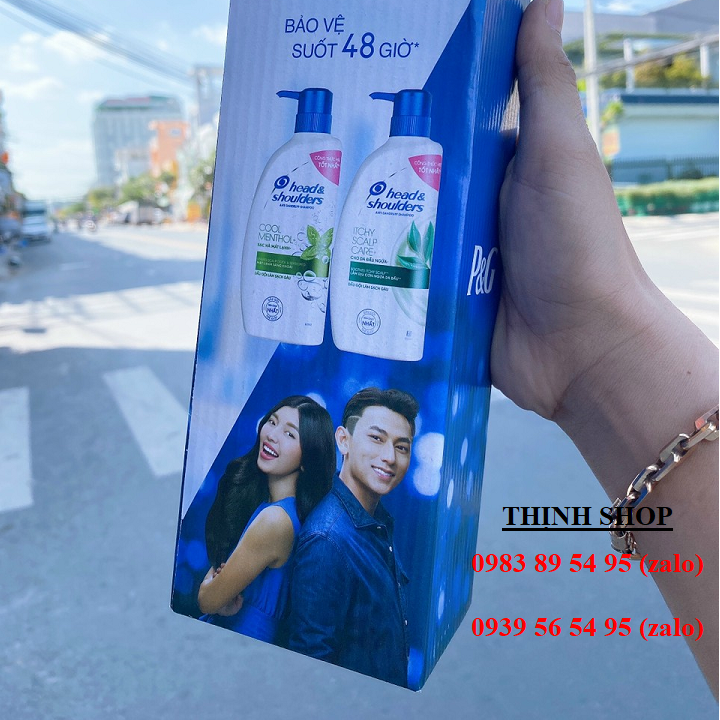 set 2 khăn tắm - khăn tắm head & Shoulder