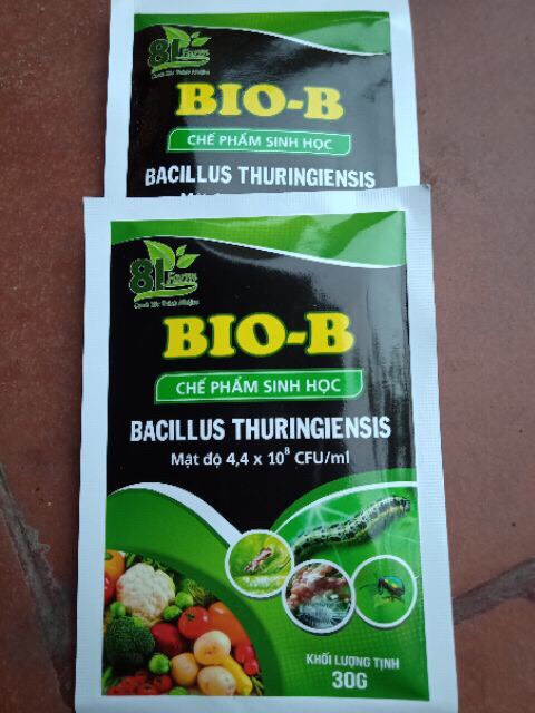 2 gói Chế phẩm sinh học trừ sâu BIO-B (1 gói 30g)
