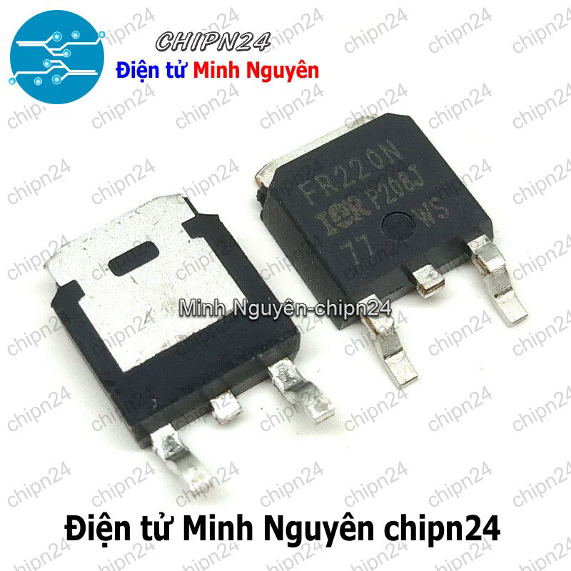 [2 con] (SOP) Mosfet Dán FR220 TO-252 5A 200V Kênh N (SMD) (IRFR220NTRPBF FR220N IRFR FR 220) - HH006231