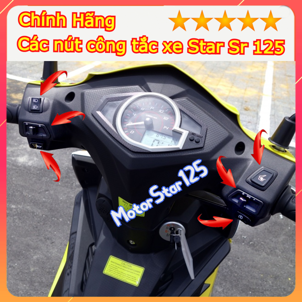 Nút công tắc xe Star Sr 125 Chính Hãng SYM