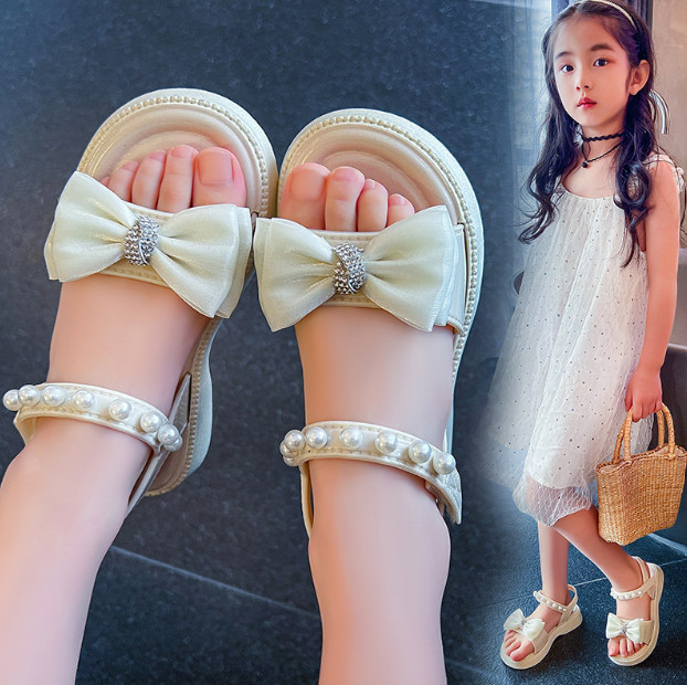 Sandal nơ cho bé gái mẫu mới siêu hot hè 2023