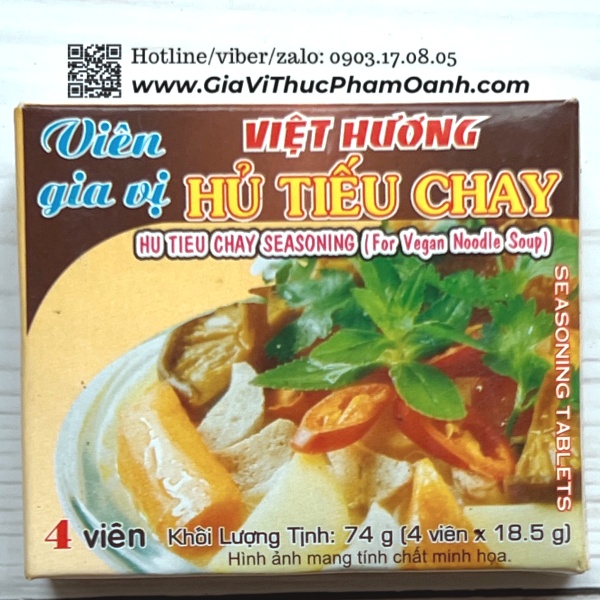 Vegetarian noodles seasoning cubes Viet Huong