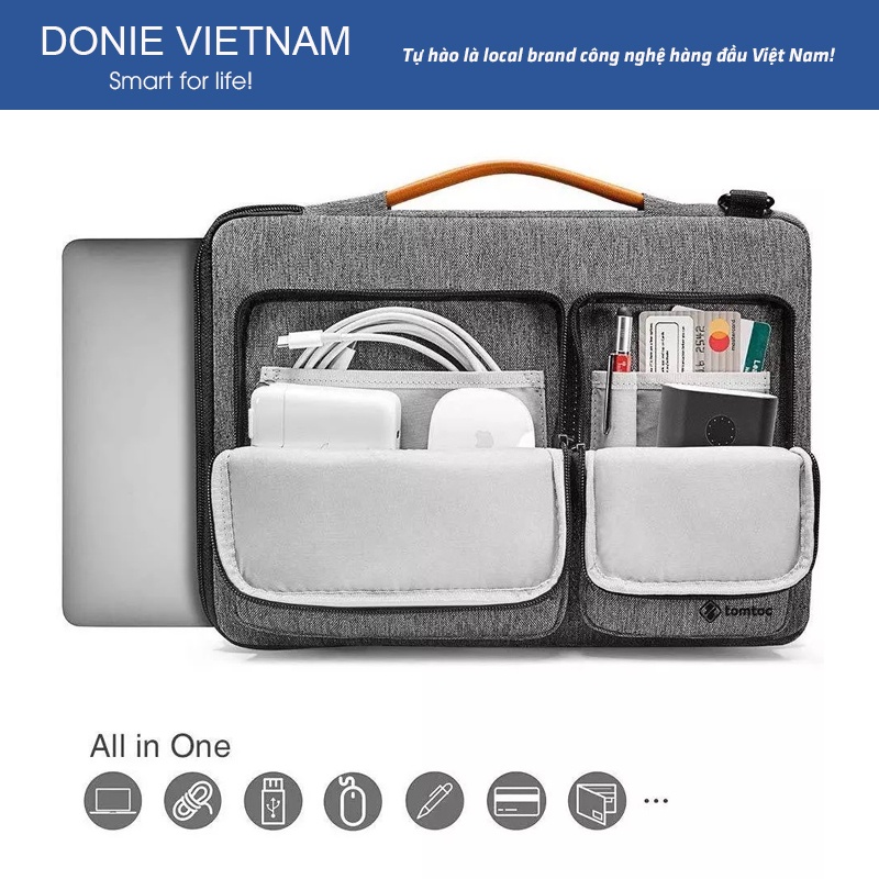 Túi Đeo Tomtoc A42 Shoulder Bags 360* Cho Macbook
