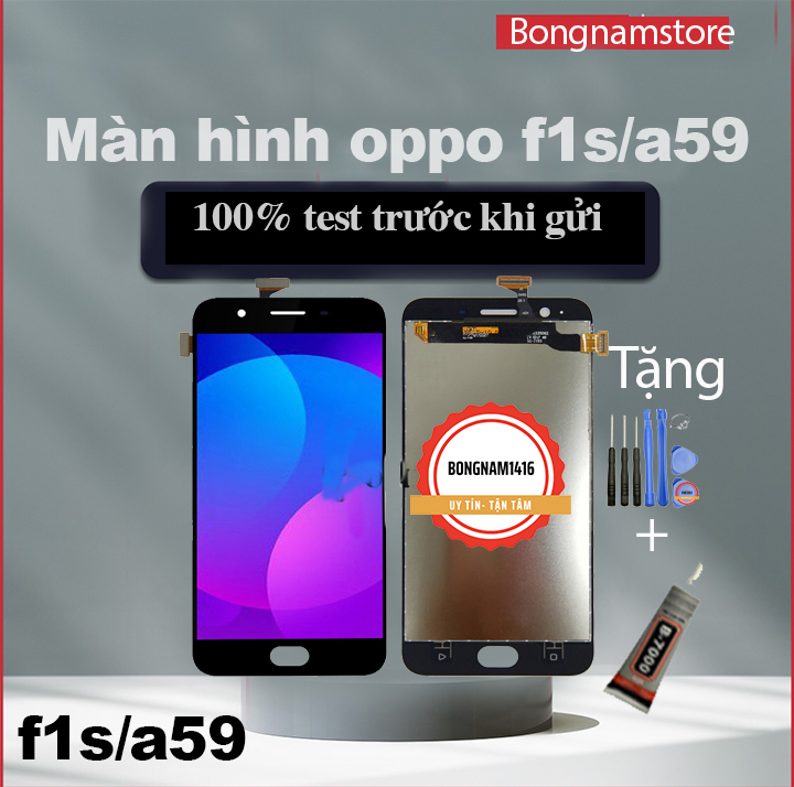 Màn hình điện thoại oppo f1s , màn hình linh kiện dùng lắp đặt thay thế màn hỏng, tặng kèm bộ sửa 8 in 1 - bh 3 tháng