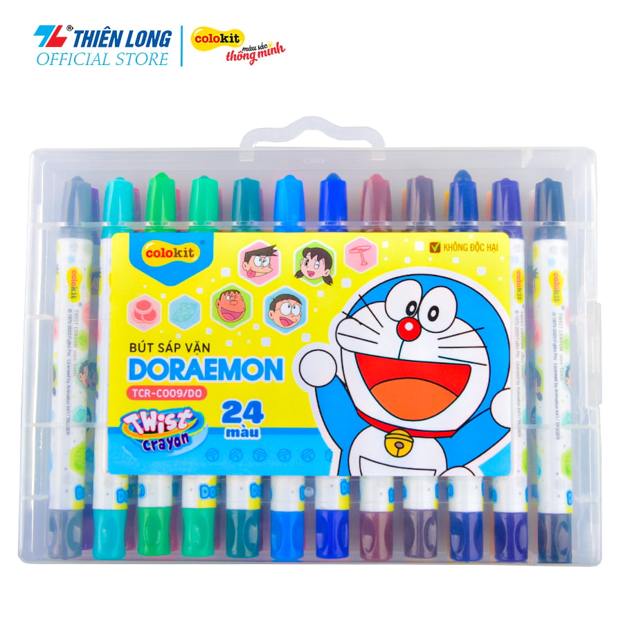 Bút sáp vặn 24 màu Thiên Long Colokit TCR-C009/DO