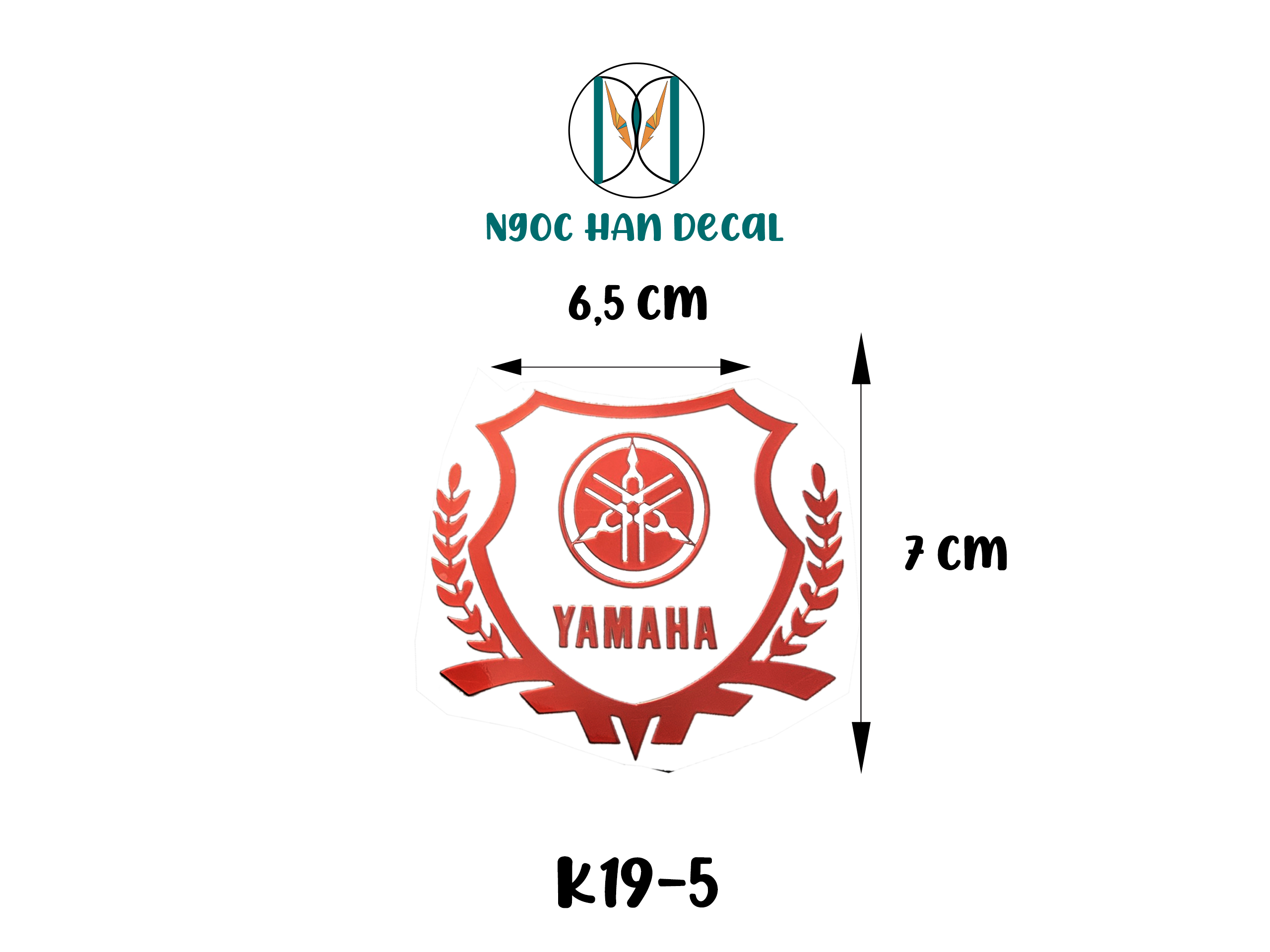 Tem Nổi Logo Yamaha Siêu Đẹp