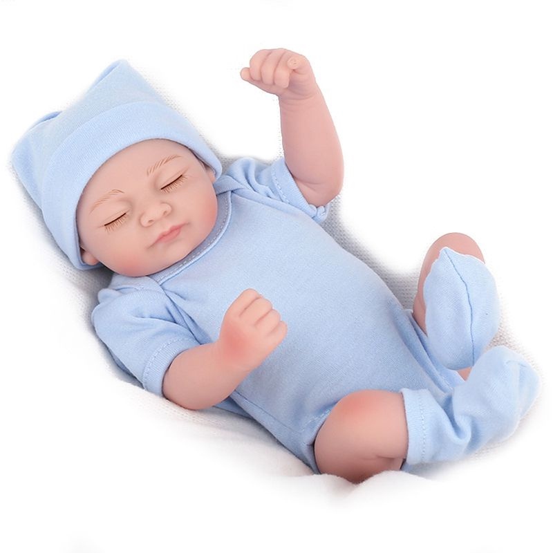 ◕⊙❦ Búp Bê Em Bé Sơ Sinh Bằng Silicone 10 / 25cm