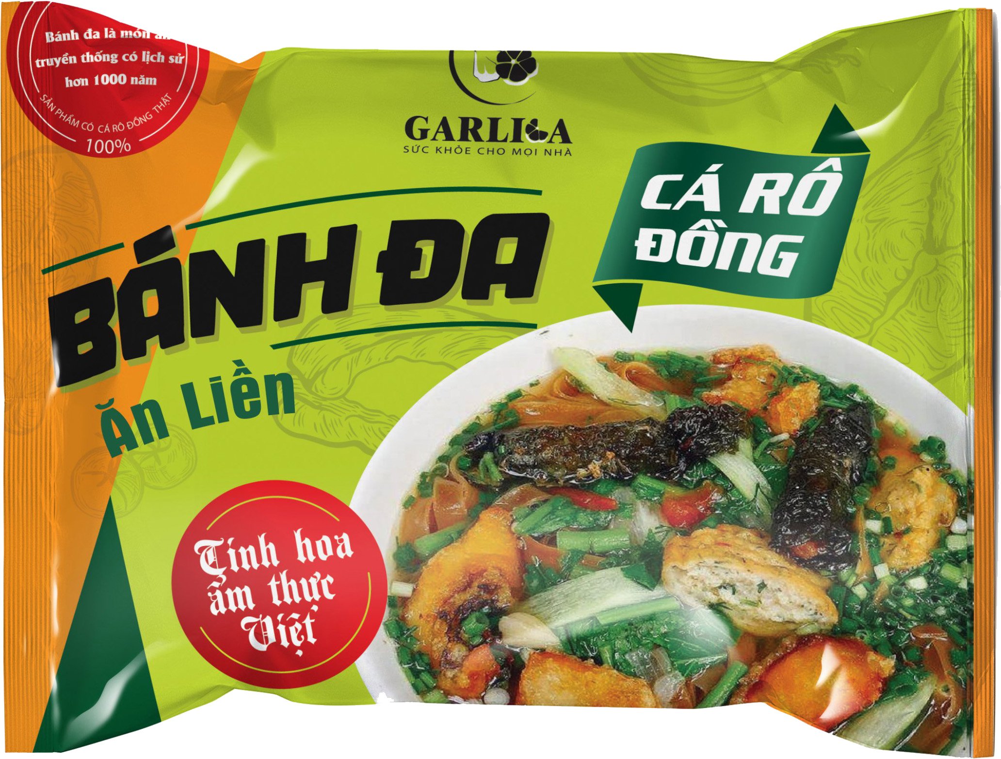 Bánh đa cá rô đồng ăn liền (20 gói)