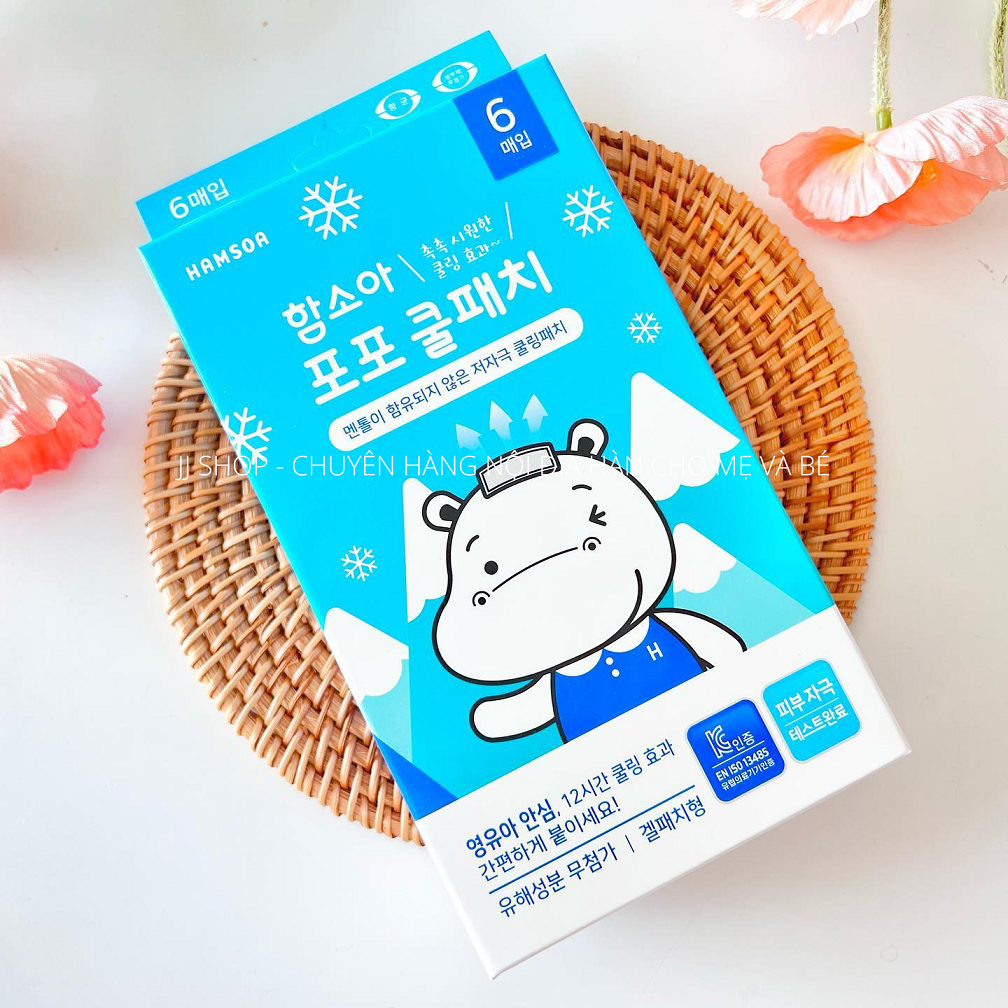 Miếng Dán Hạ Sốt HAMSOA Cho Bé Hàn Quốc [Có Bill]