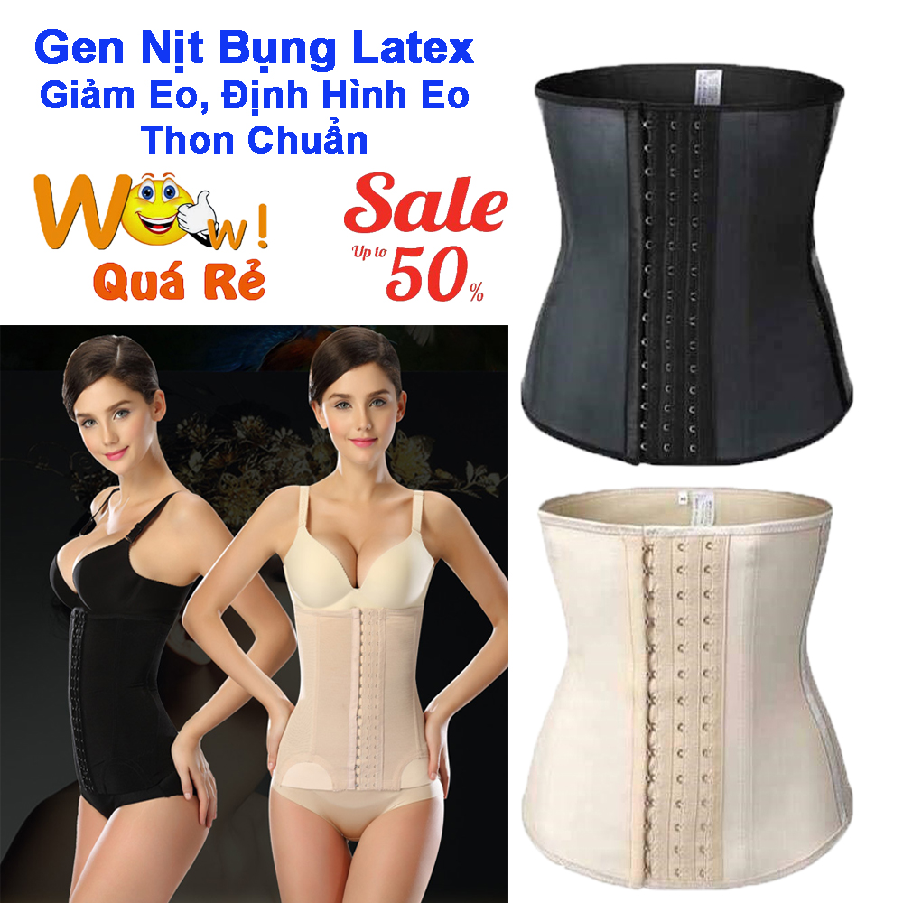 Đai Gen Bụng Định Hình Giảm Cân Latex