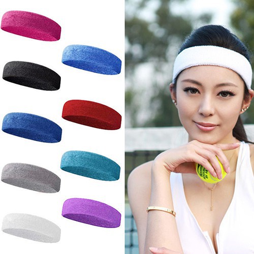 băng đô quấn đầu thấm mồ hôi