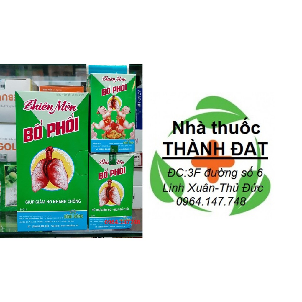 Thiên môn bổ phổi người lớn chai 280ml