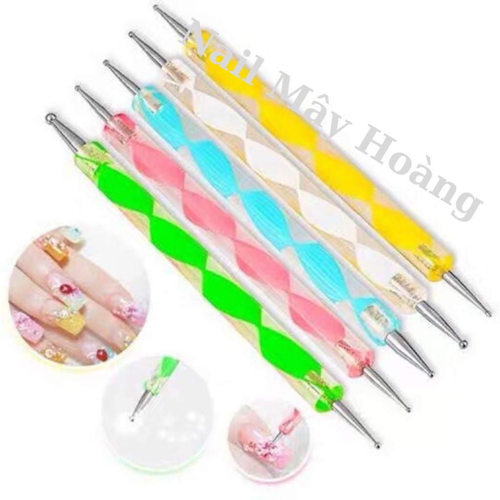 Bút chấm bi nail vẽ móng sét 5 bút 2 đầu