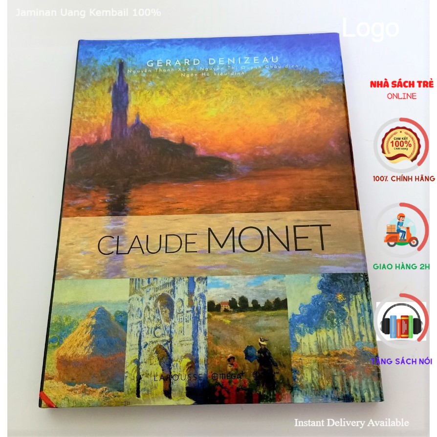 Sách - Danh Họa Nổi Tiếng Của Larousse - Claude Monet [AlphaBooks]