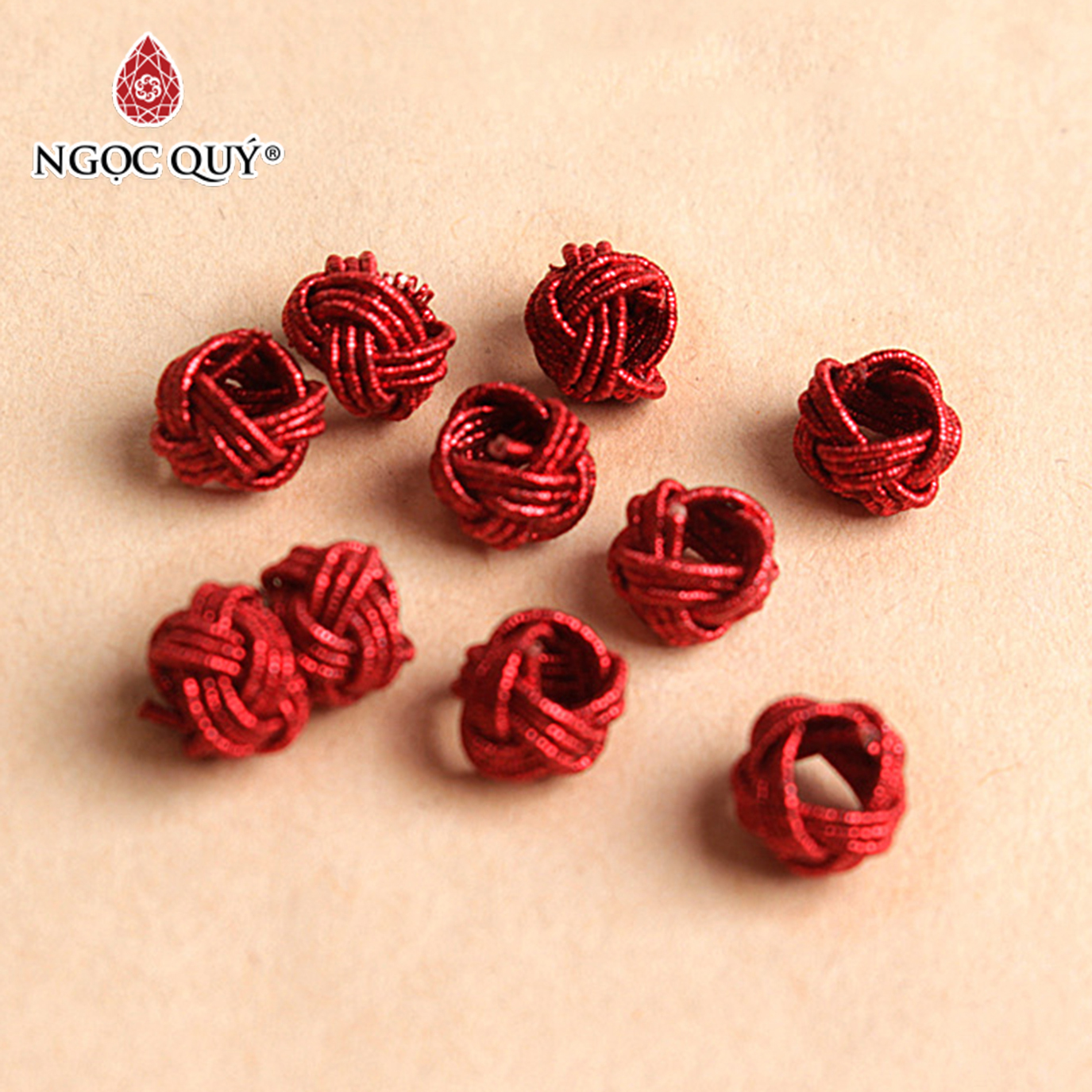 Combo 5 nút thắt 8mm - Ngọc Quý Gemstones