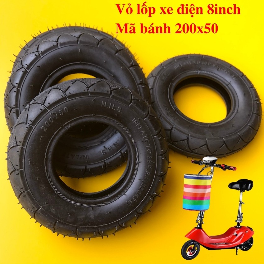 Xăm và lốp xe scoster , xe cào cào điện 8inch