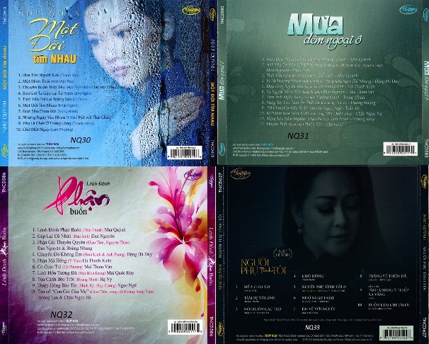 Bộ 4 Đĩa CD Như Quỳnh /Combo số 8