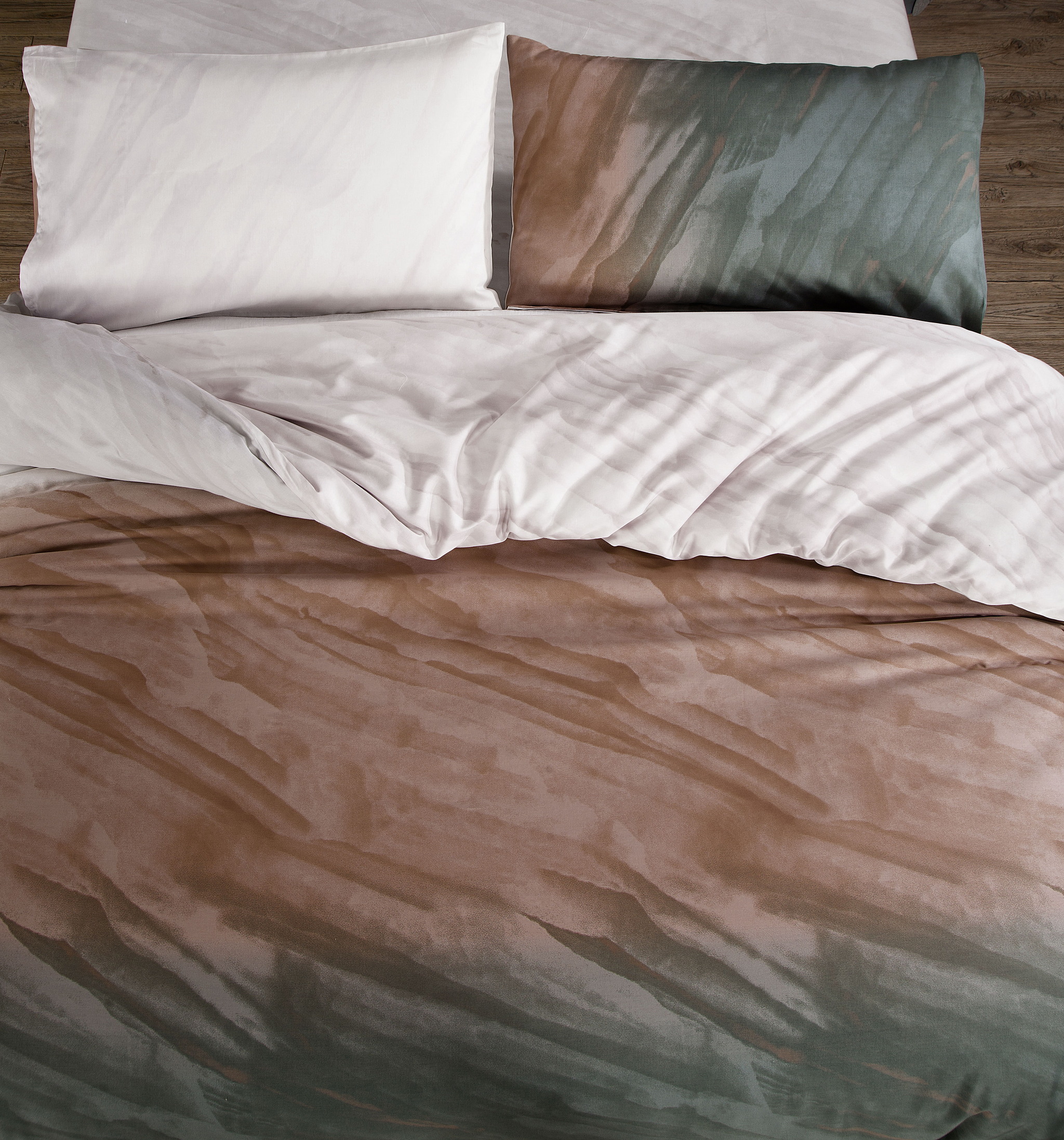 Bộ Ga kèm Vỏ Chăn Akemi Cotton Select Affluence, gồm 6 món (King/Queen)