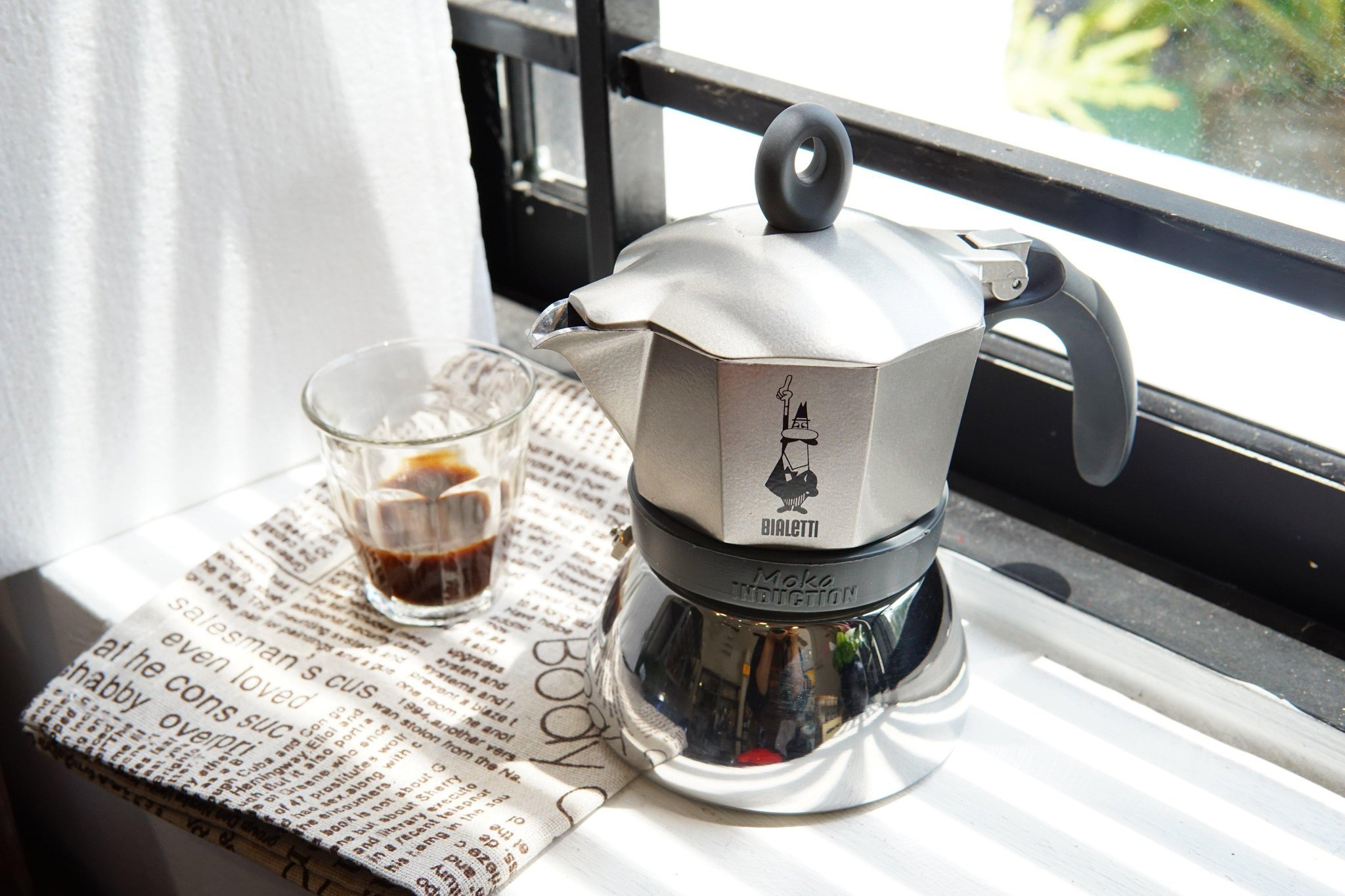 ấm nấu cà phê bialetti moka pot induction 3 cup