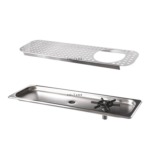 Khay rửa ca , ly quầy bar âm sàn (530 x 160mm)