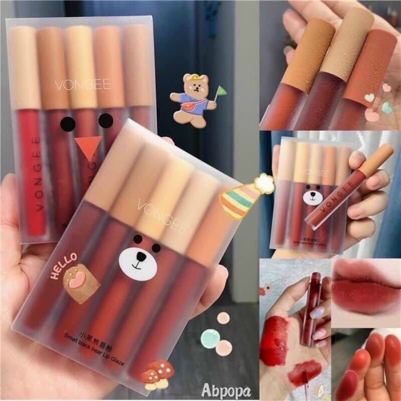 [HCM]SON KEM LÌ SÉT  SON VONGEE 5 CÂY HÌNH GẤU