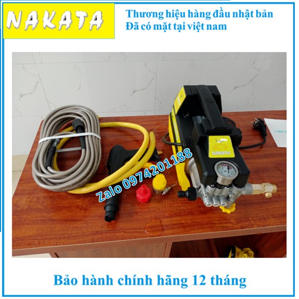 Máy rửa xe Nakata N8 có chỉnh áp