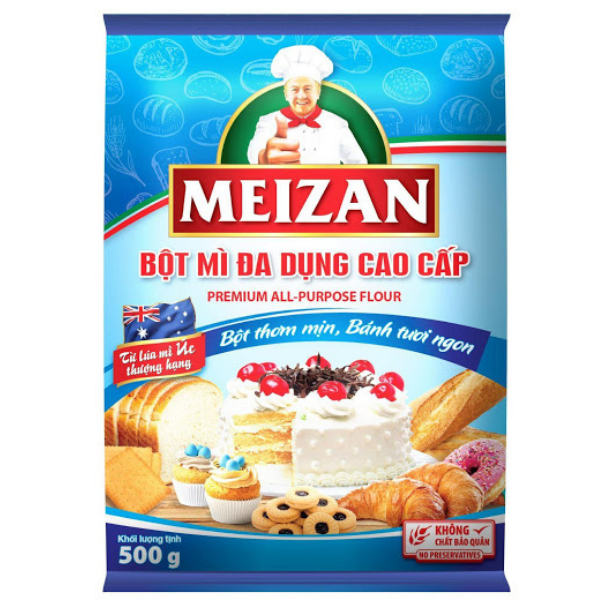 Bột mỳ meizan 500g