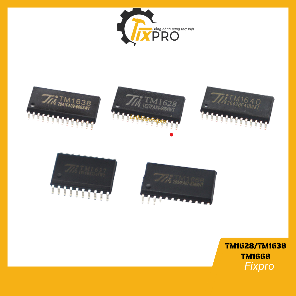 TM1628 SOP-28 IC Led driver chân dán SMD - Linh kiện Fixpro