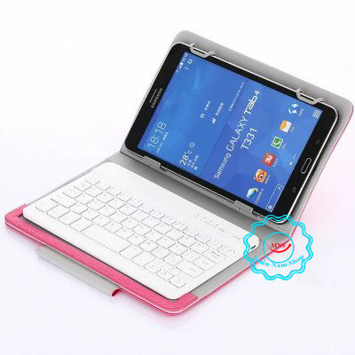 Bao Da BLUETOOTH Cho Máy Tính Bảng/ Ipad 7 đến 8 Inch Cho 3 Hệ Điều Hành IOS/ ANDROID/ WINDOWS (Màu Vàng)