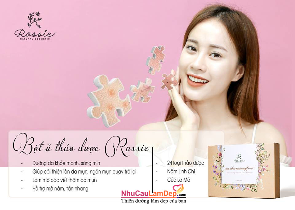 [HCM]Bột Ủ Trắng Mặt Rossie