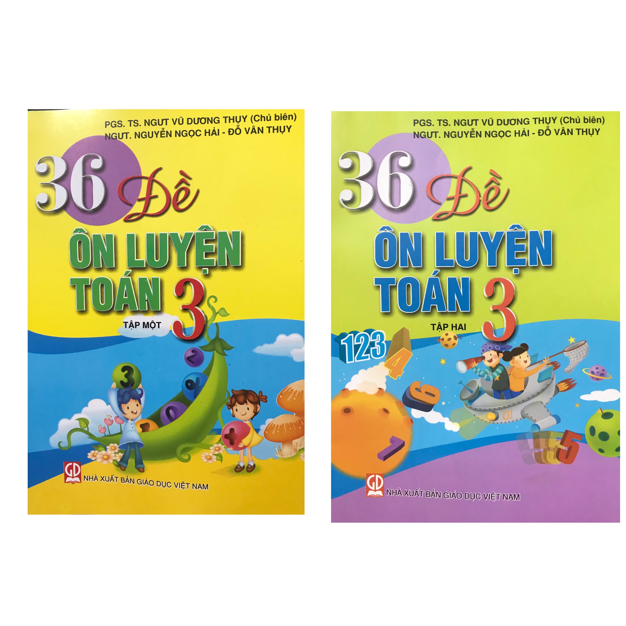 Combo 36 đề ôn luyện toán lớp 3 tập 1 + tập 2