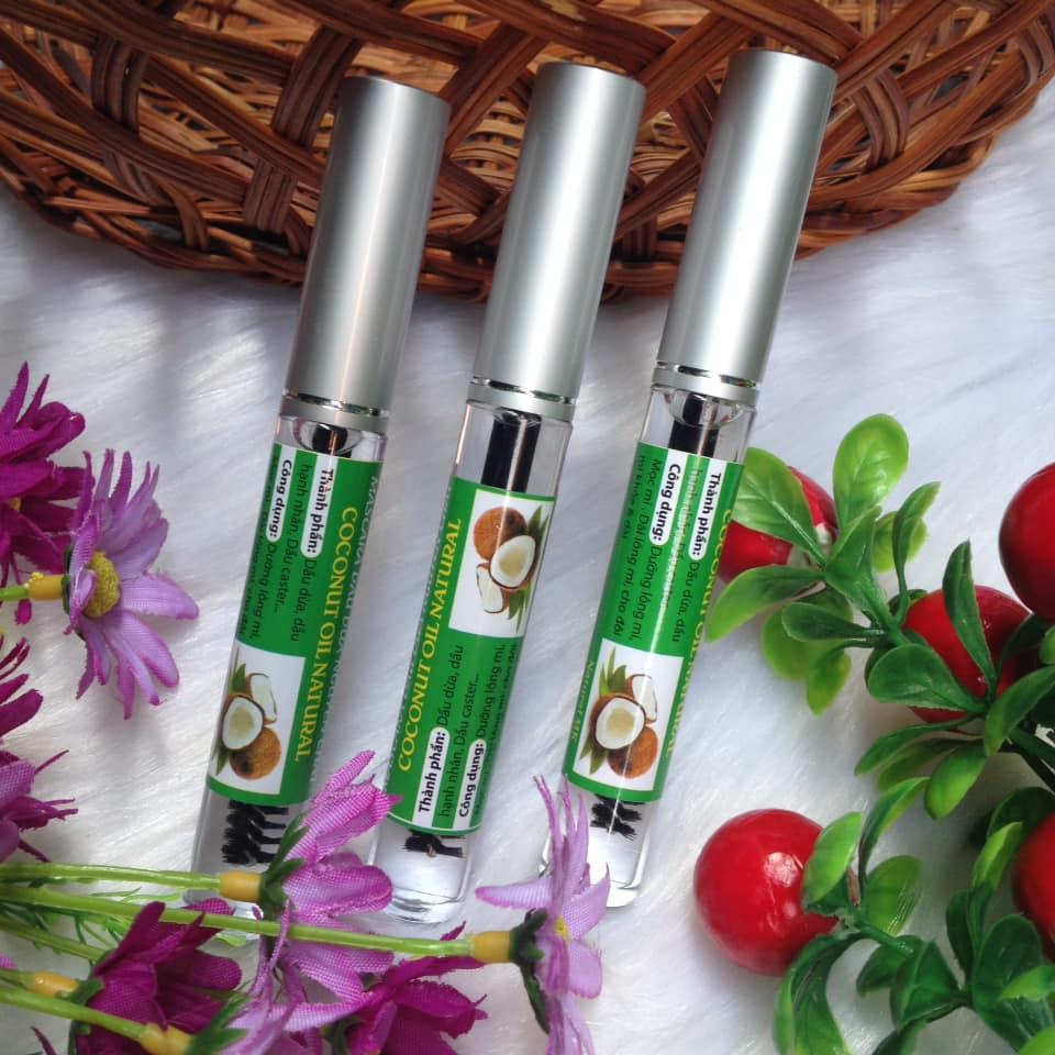 Dưỡng mi mắt siêu dài Mascara dầu dừa dưỡng mi