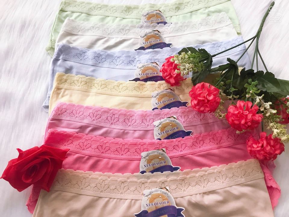 [Thanh lý] 10 Quần Lót Nữ Cotton Đẹp (viền hoa)
