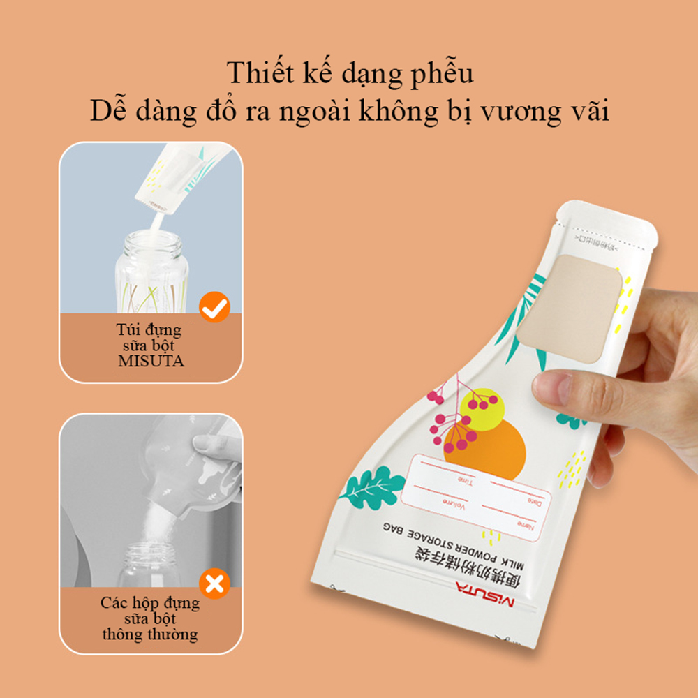 Túi đựng sữa bột Misuta hộp 30 túi