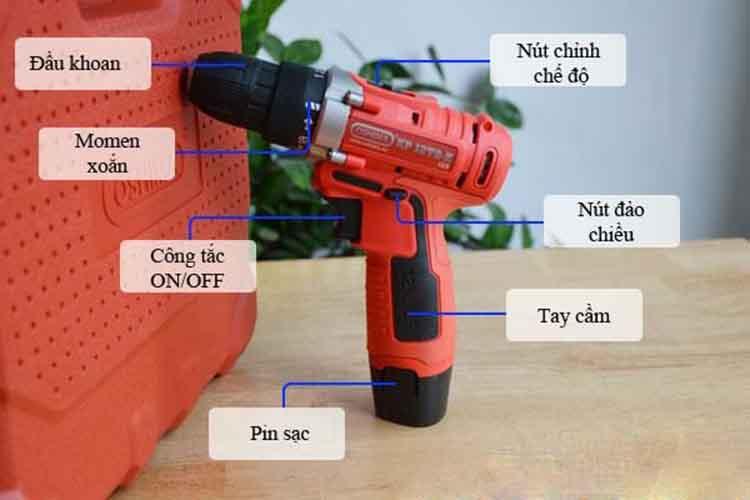Máy khoan cầm tay OSHIMA KP12TD