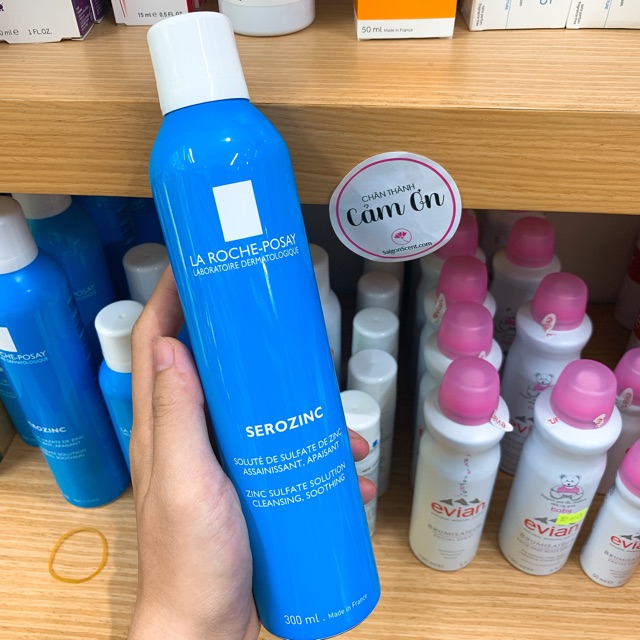 [HCM]Xịt khoáng da dầu mụn La Roche Posay SEROZINC ( 300mL )