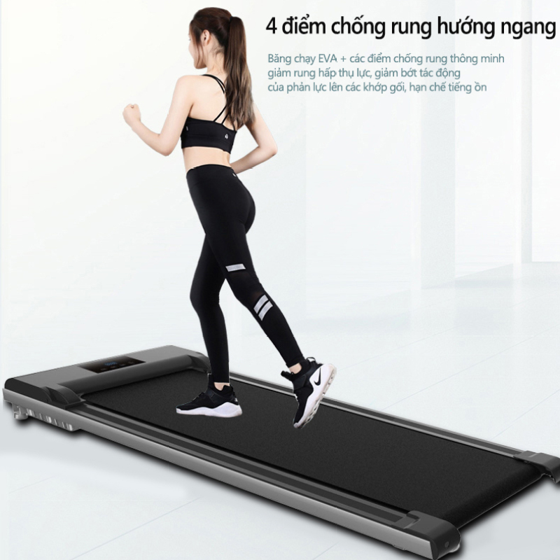 Máy chạy bộ đế bằng đa năng Máy chạy dành cho gia đình phòng tập GYM chuyên có thể gấp gọn không tiếng ồn cho hộ gia đình, yên tĩnh chống xóc chống rung, tiết kiệm điện, dễ cất gọn không tốn diện tích Keep Going Max