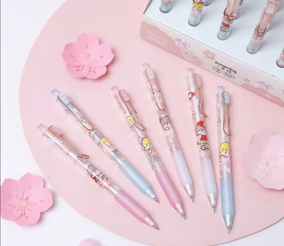 Viết chì bấm kim Bò sữa 0.5mm