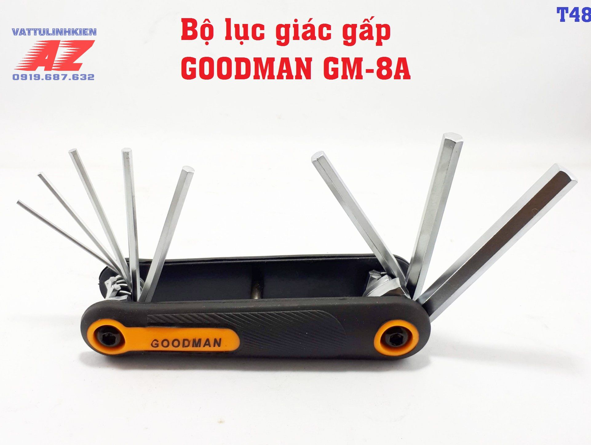 Bộ lục giác gấp goodman gm-8a 8 đầu